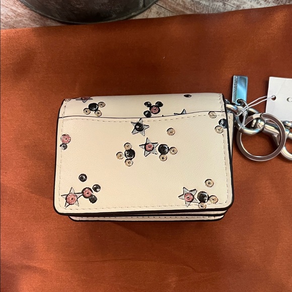 Coach Cream Wallet Bag Charm - Picture 4 of 8